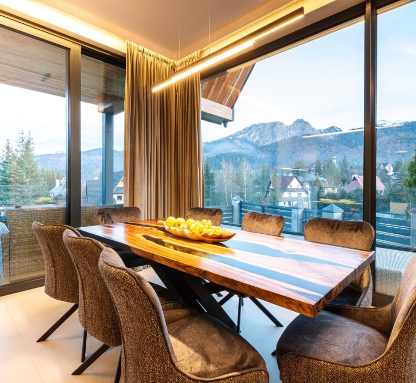 Wnętrze salonu w apartamencie