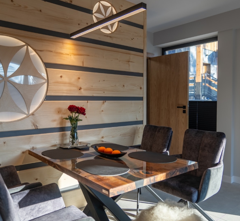 Wnętrze salonu w apartamencie