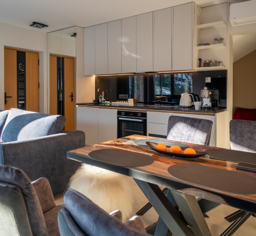 Wnętrze salonu w apartamencie